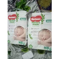 Bỉm tã dán Huggies Platinum Nature Made size Newborn 60 miếng