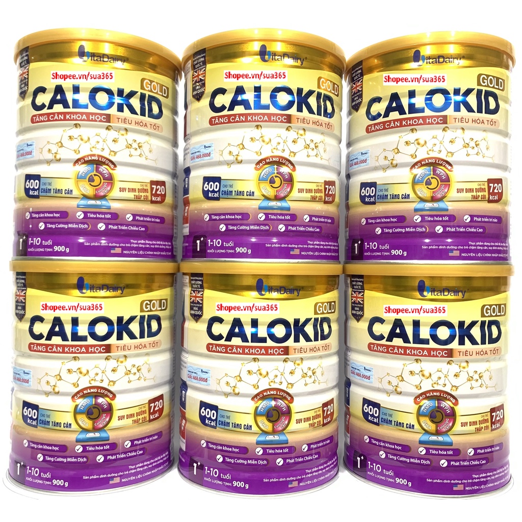 Sữa CaloKid Gold_900g ( Dành cho trẻ từ 1-10 tuổi ) Date Luôn Mới