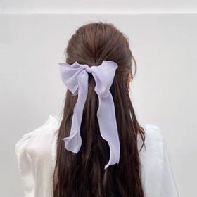 Dây buộc tóc nơ voan hottrend 2021