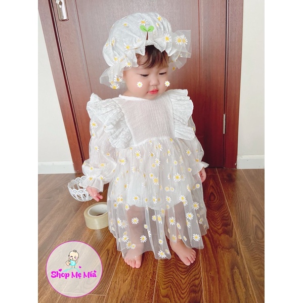 BODY HOA CÚC TRẮNG CHO BÉ GÁI