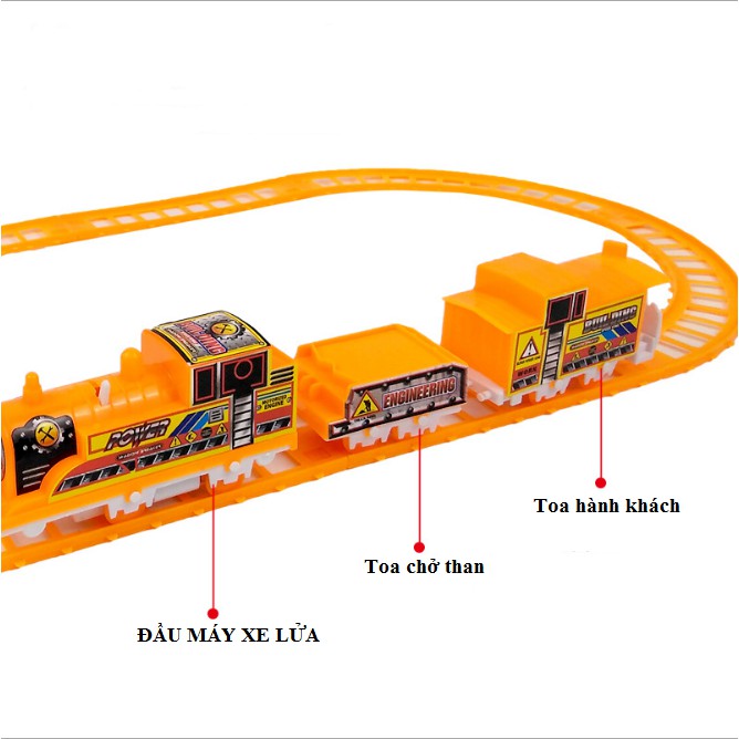 [ ẢNH THẬT ] Đồ Chơi Xếp Hình Đường Ray Tàu Hỏa Chạy Bằng Pin