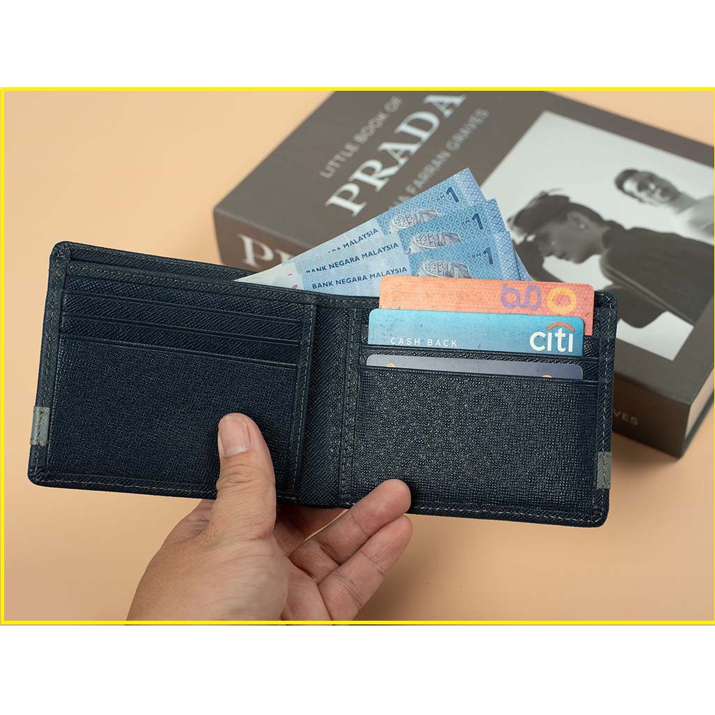 VÍ DA BÒ NAM CAO CẤP DA BÒ BỀN ĐẸP SAFFIANO ( Frre Ship ) | BigBuy360 - bigbuy360.vn