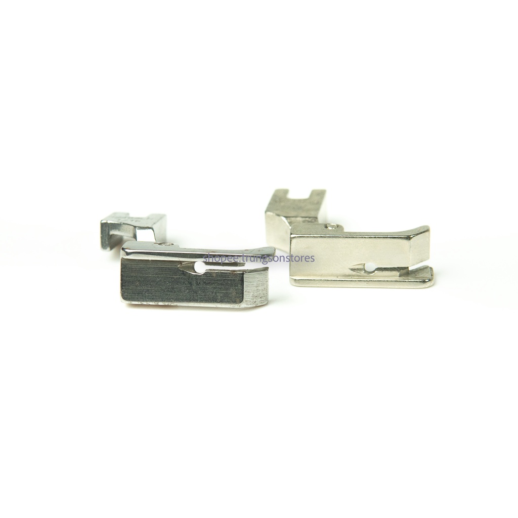 chân vịt diễu lá chắn cố định 1,6mm chạy vải cứng  máy may 1 kim công nghiệp jack, siruba, juki,...