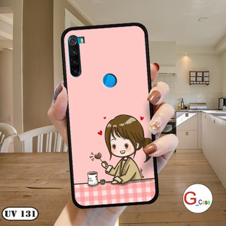 Ốp lưng Xiaomi Redmi Note 8 nhám viền dẻo