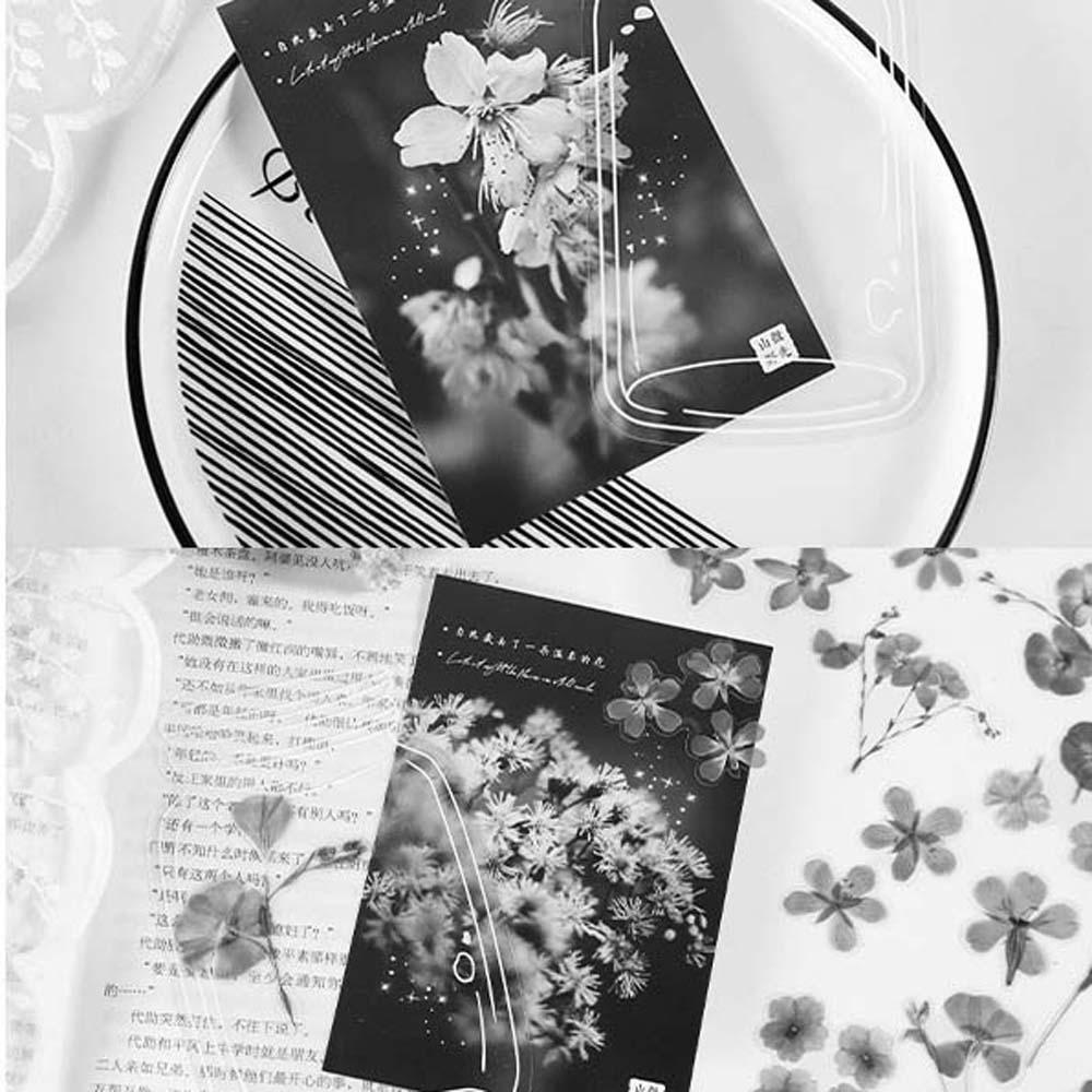 ELEGANT Miếng Dán Trang Trí Sổ Tay / Nhật Ký / Album Ảnh Họa Tiết Hoa Xinh Xắn