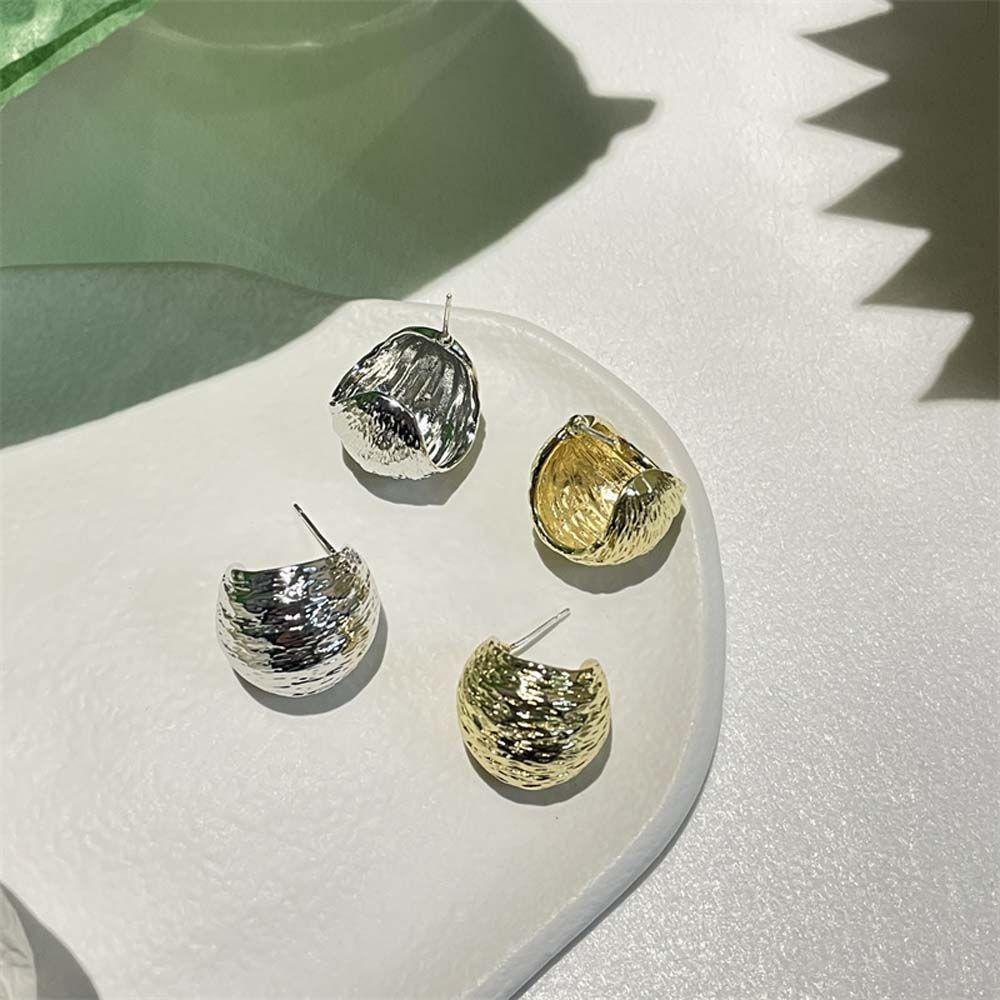 Khuyên Tai Dạng Vòng Phối Bóng Tròn Đơn Giản Thời Trang Cho Nữ|Bông Tai Hình Học Đính Đá Nhiều Màu Sắc Phong Cách Hàn Quốc