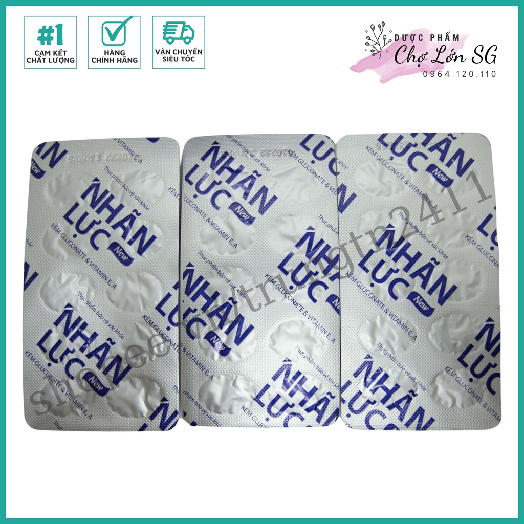 Viên uống bổ mắt Nhãn Lực New hỗ trợ mỏi mắt khô mắt giảm thị lực - Hộp 30 viên