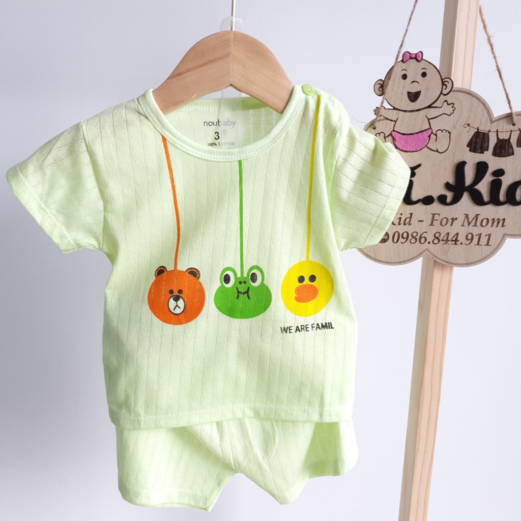 [HÀNG LOẠI 1]BỘ QUẦN ÁO TRẺ EM COTTON GIẤY SỢI TRE CỘC TAY CHO BÉ TRAI/BÉ GÁI TỪ 5-17KG