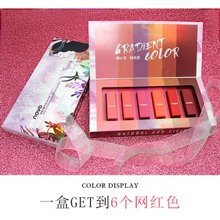 Set 6 Thỏi Son NOVO Gradient Color