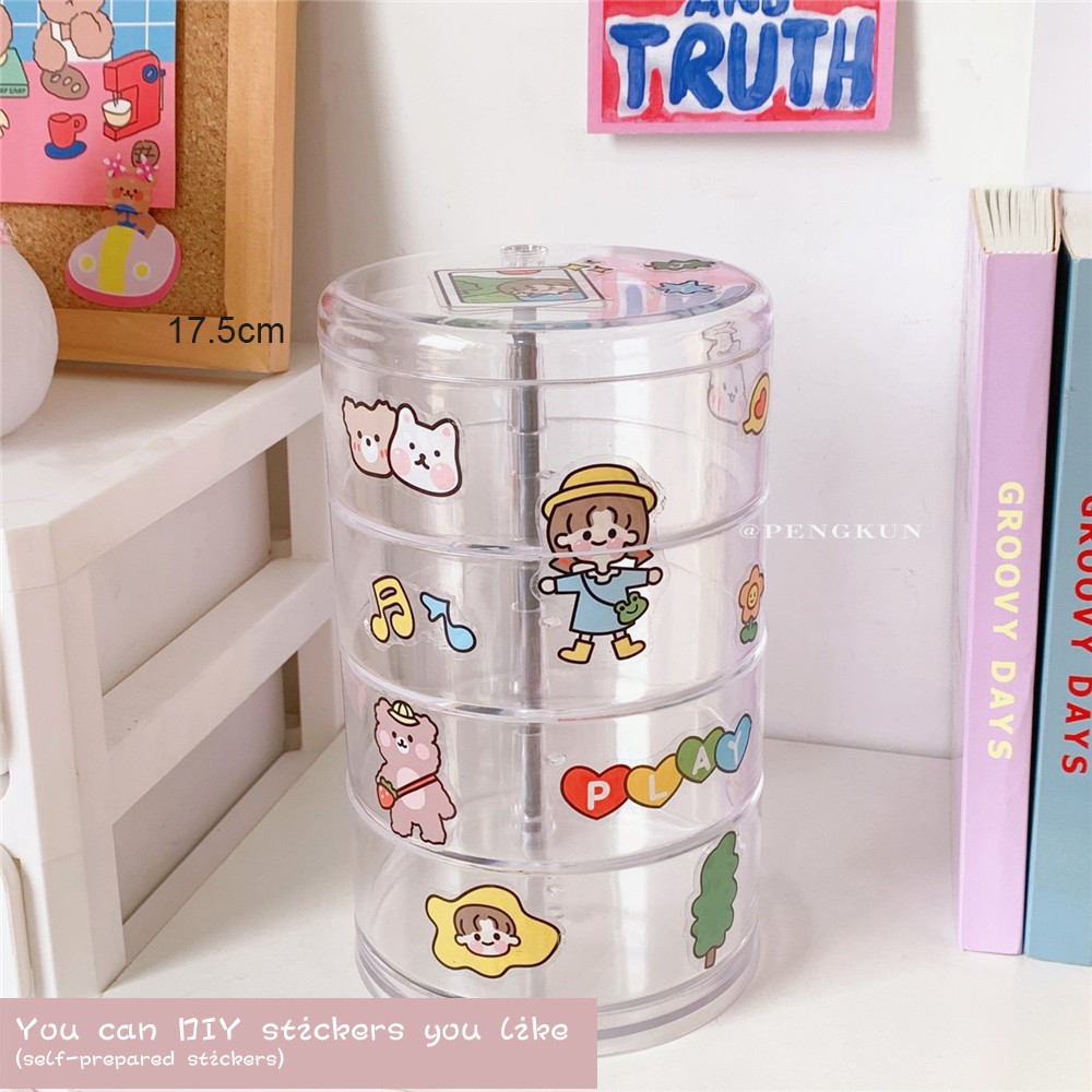 Hộp nhiều ngăn đựng trang sức tiện dụng