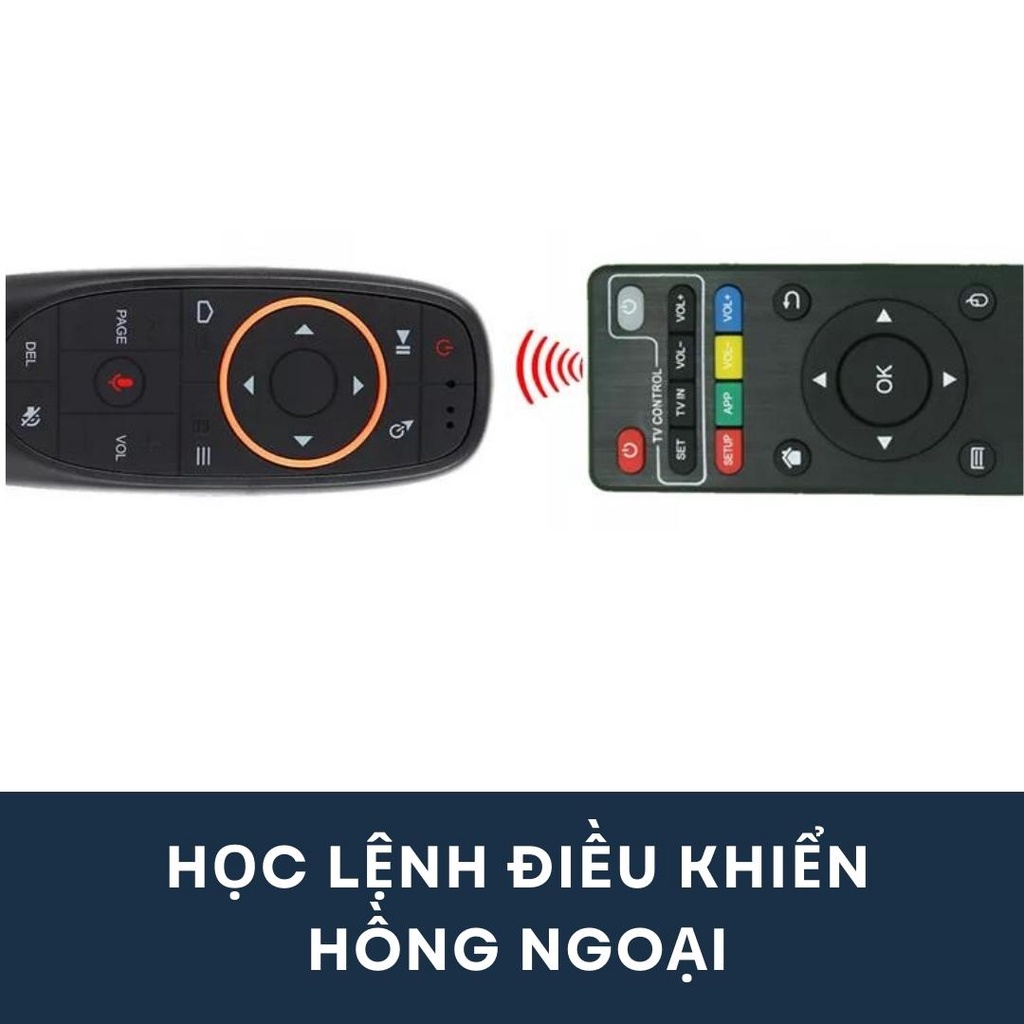 Điều khiển giọng nói G10S/G20/MX3  cho Android Tvbox, Smart Tv,...kèm chức năng chuột bay, học lệnh,...