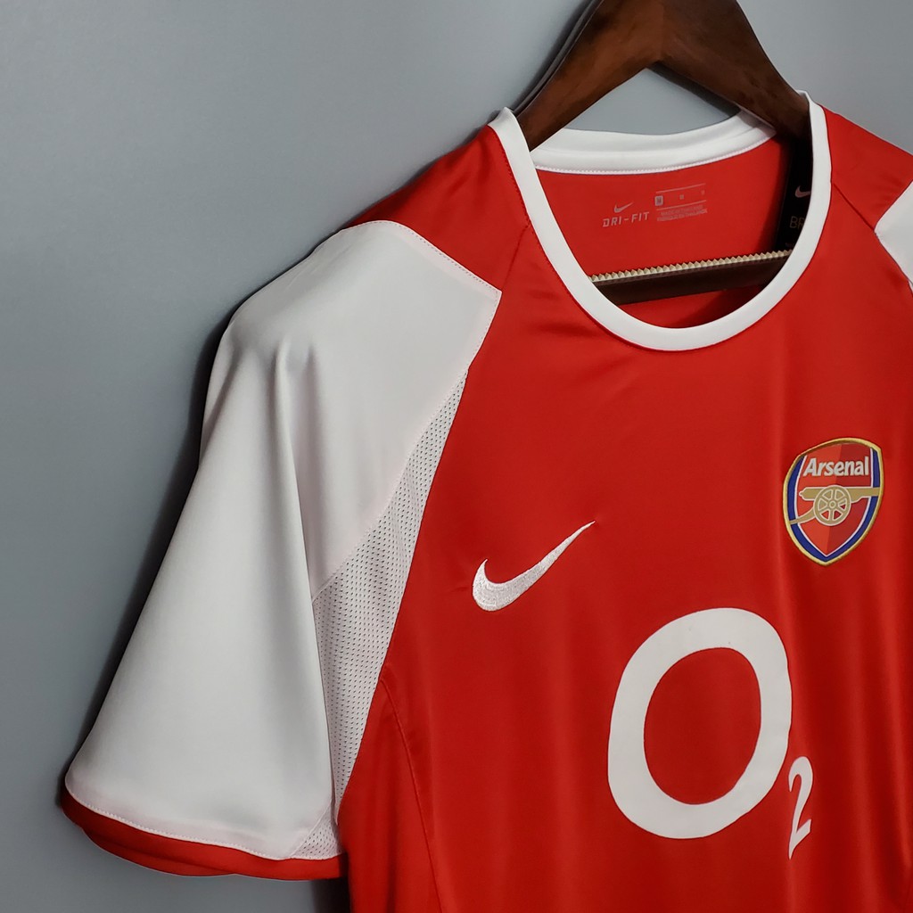 Áo Bóng Đá Đội Tuyển Arsenal 02-04 Phong Cách Retro