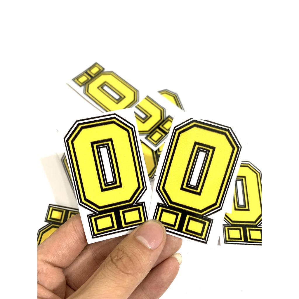 Tem dán xe đạp, xe máy, điện thoại, bàn học ... chống nước, chống phai màu