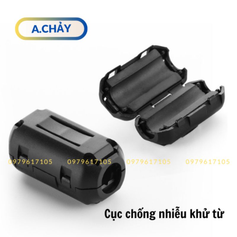 Cục chống nhiễu khử từ dùng cho dây tín hiệu cỡ 7mm, giá 20 chiếc