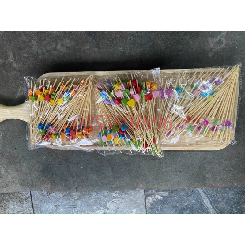 Tăm xiên tre trang trí 12cm