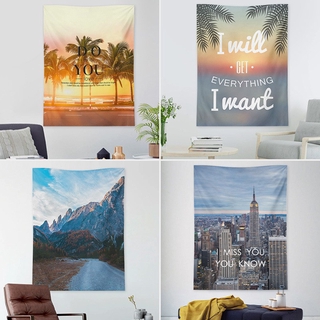 Nordic explosion ins wind background cloth net red tapestry bedroom room layout wall covering photo live room decoration cloth