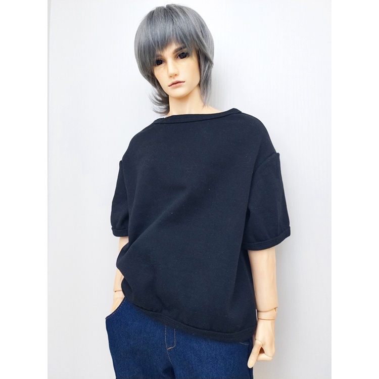 Áo Thun Cotton Tay Lỡ Màu Trơn Cho Búp Bê 1/3 1/4 1/6
