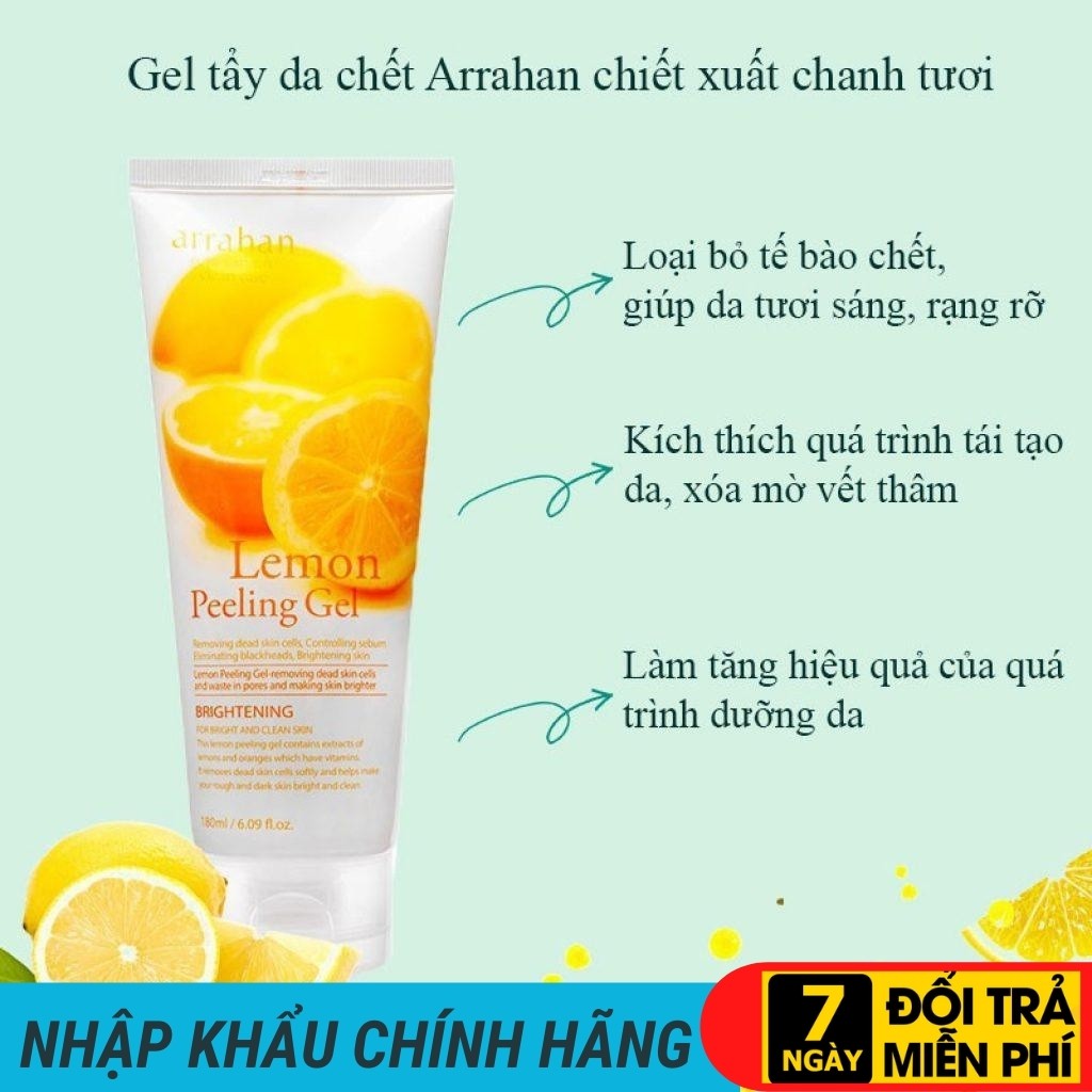 Gel Tẩy Tế Bào Chết TD12302 ARRAHAN Tẩy Da Chết Mặt  Peeling Gel KOREA (180ml) | BigBuy360 - bigbuy360.vn