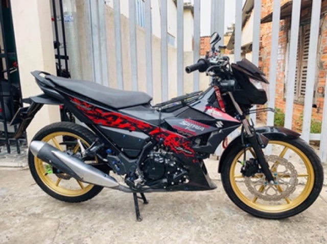 Mâm X1R 6 cây Raider Satria gắn như zin