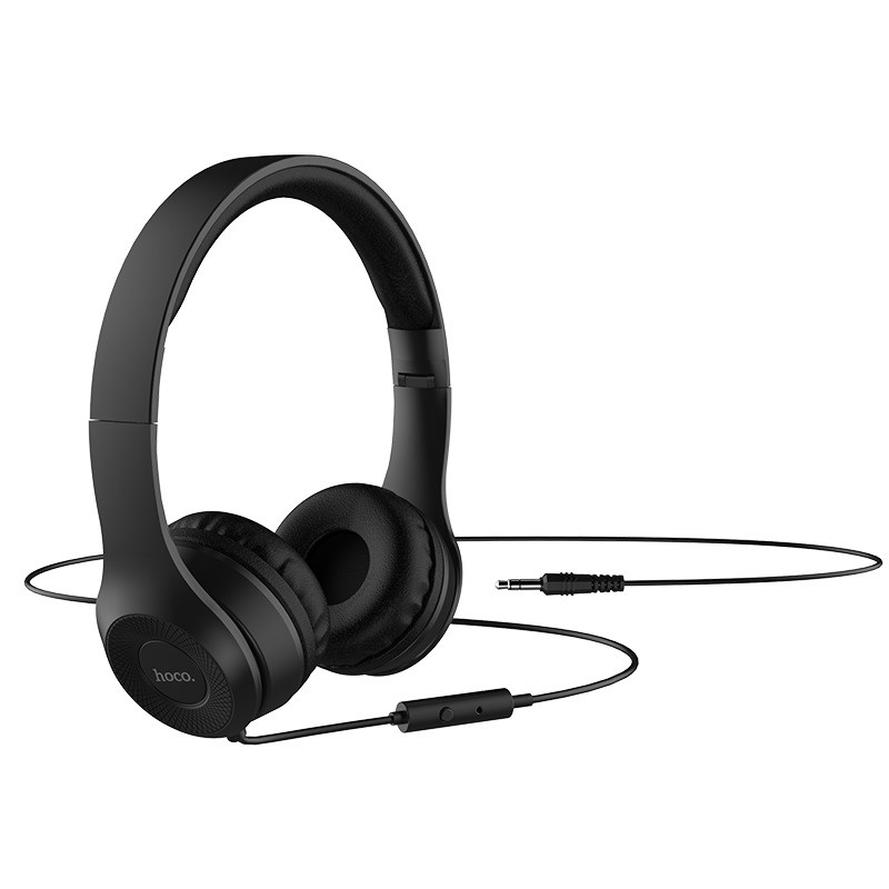 Tai nghe chụp tai Hoco W21 chính hãng có mic, tai nghe headphone dành cho laptop, điện thoại, máy tính