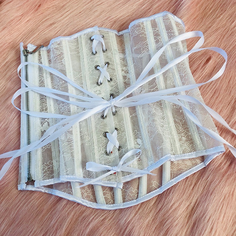 Bộ Áo Liền Quần Nịt Ngực Phối Ren Ba Chiều Thời Trang Cho Nữ