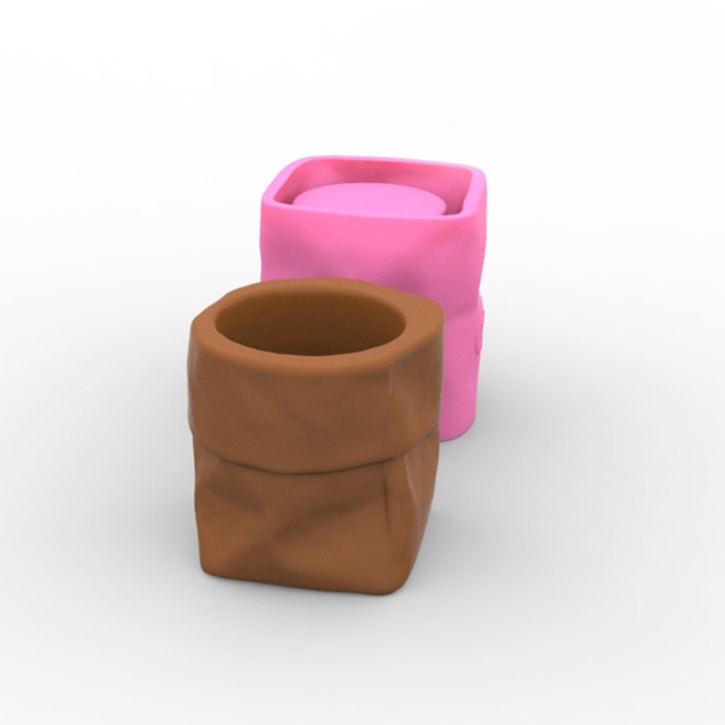 Khuôn Silicon Hình Trụ Làm Chậu Hoa / Nến Trang Sức DIY