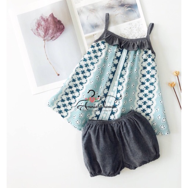 Bộ dây hoa demin Gagabebe