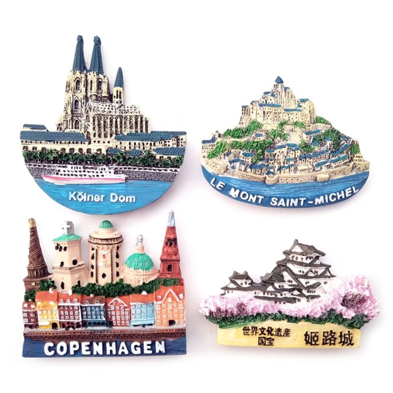 Stat France Copenhagen Japan Tourist Travel Souvenir 3D Resin Fridge Magnet Refrigerator Magnetic Stickers Craft – – top1shop