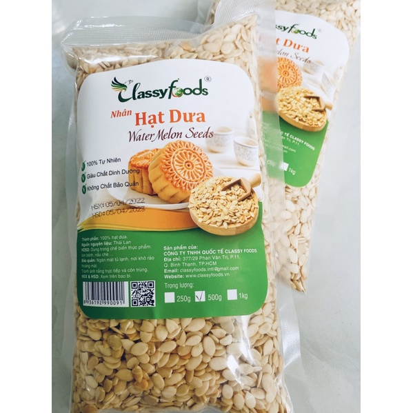 Hạt Dưa Tách Vỏ Classyfoods 500gr