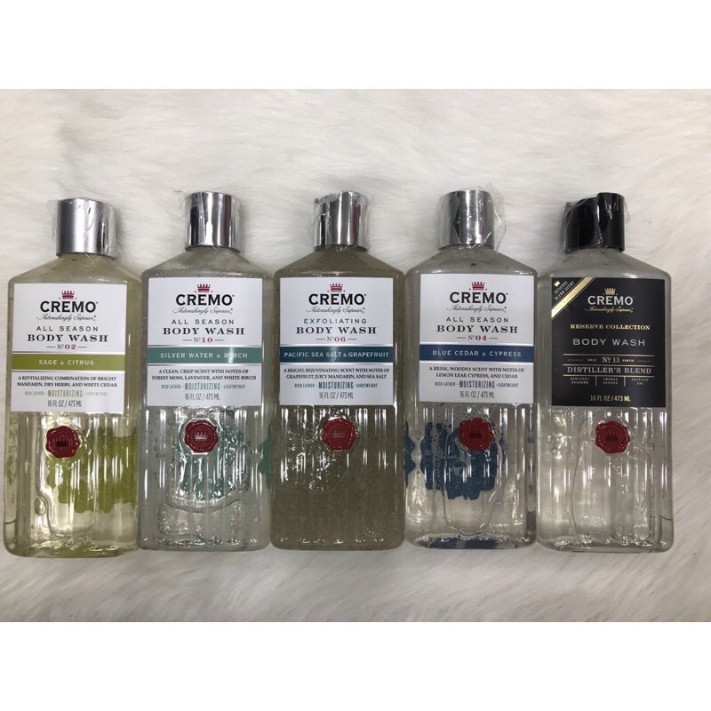 👉1- Sửa tắm men Cremo All Season Body -Mỹ