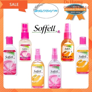 Xịt xua muỗi soffell hương hoa & hương cam chai 30ml