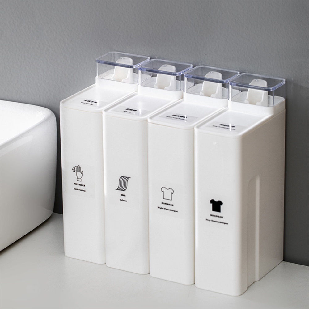 Chai đựng nước giặt / nước xả / nước tẩy quần áo dung tích lớn 1000ml có thể nạp lại