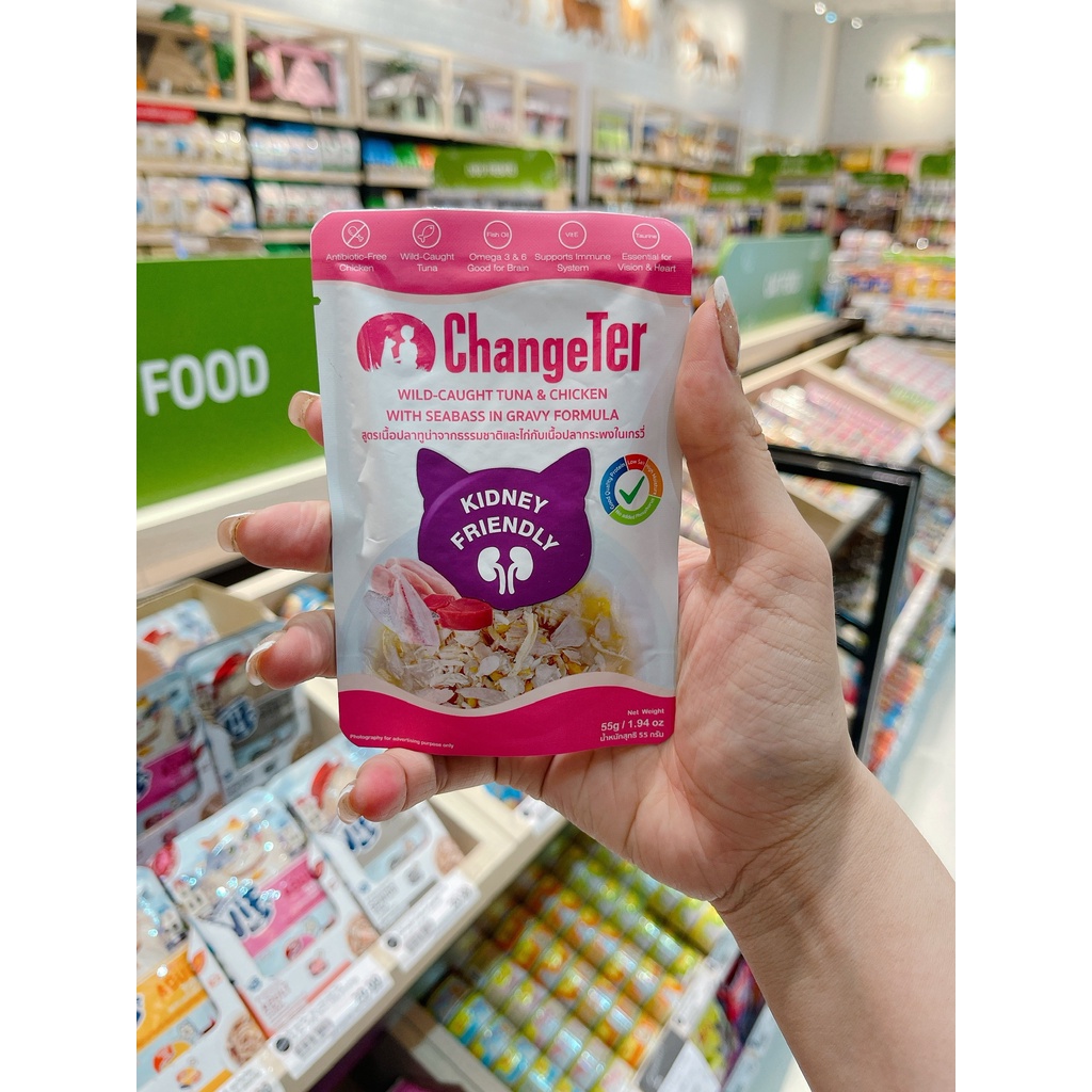 Pate Mèo ChangerTer phục hồi Thận ⚡ NỘI ĐỊA THÁI ⚡ nhập trực tiếp Thái Lan