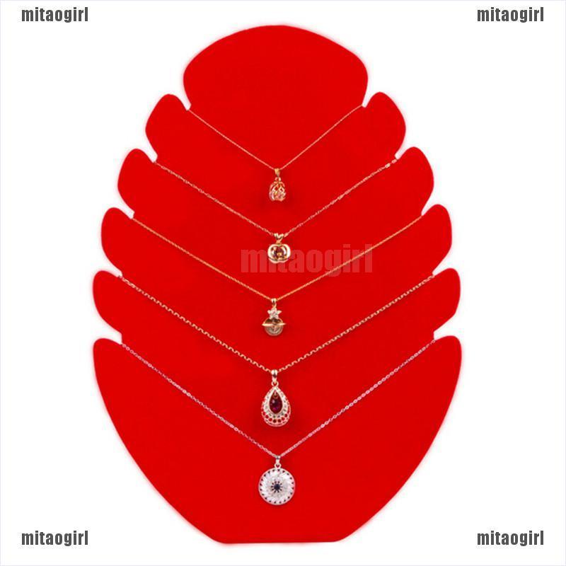 Giá nhung treo vòng cổ hình ngọn lửa độc đáo