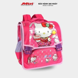Cặp Đi Học Tiểu Học Màu Hồng Mèo Kitty Siêu Dễ Thương BPS MITI C11064W