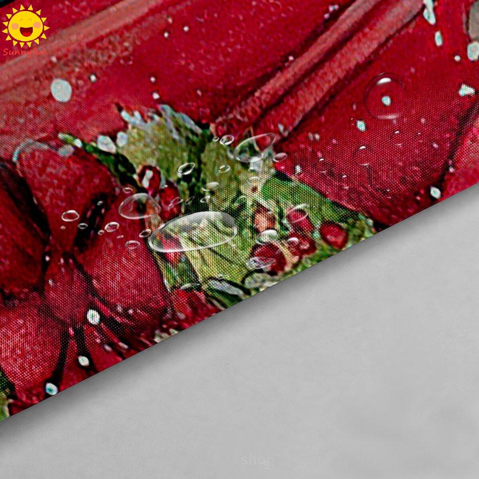 Rèm Che Bồn Tắm Chống Trượt Chống Thấm Nước In Họa Tiết Giáng Sinh