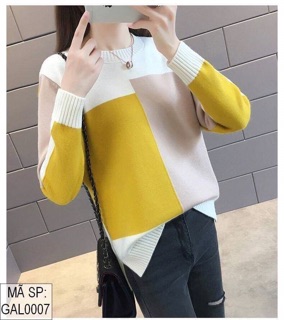 Bán sỉ áo len phối màu độc lạ