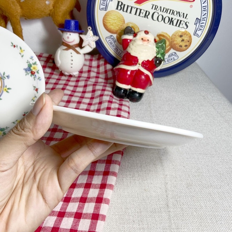 Dĩa sứ gấu Teddy vintage - gốm sứ hoạt hình dễ thương phong cách nhật bản