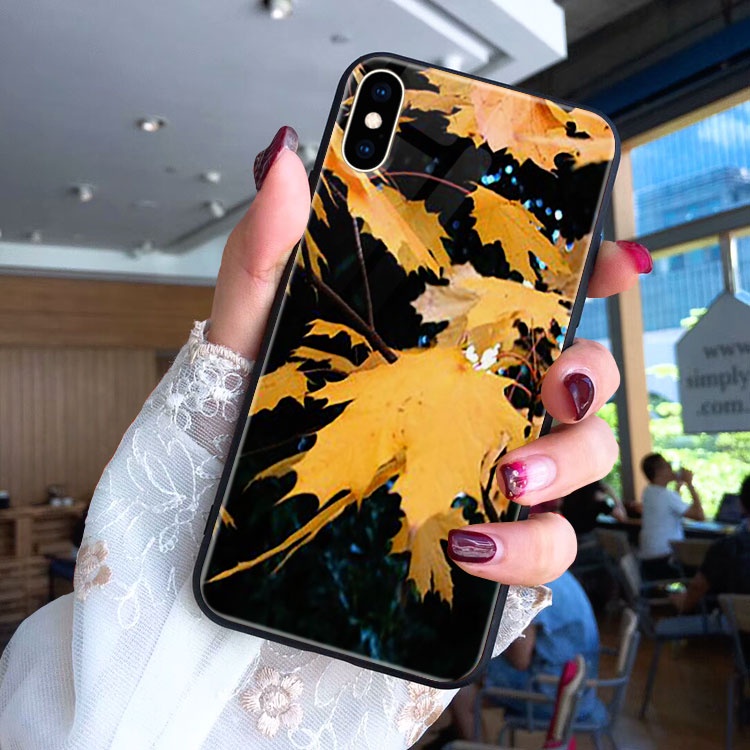 Ốp Lưng Iphone 6 s plus Mùa Thu_84 RedColor 6/6plus/6s plus/7/7plus/8/8plus/x/xs/xs max/11//12/12 promax