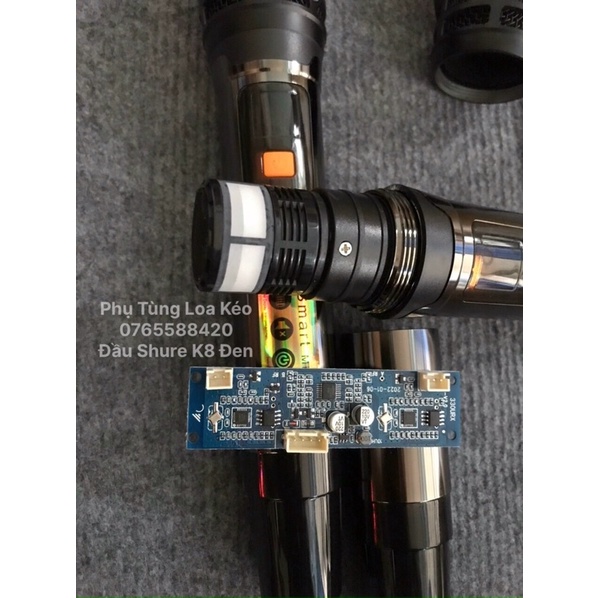 Micro Loa Kéo Shure Sóng UHF Tiết Kiệm Pin Tăng Giảm Âm Lượng Sét