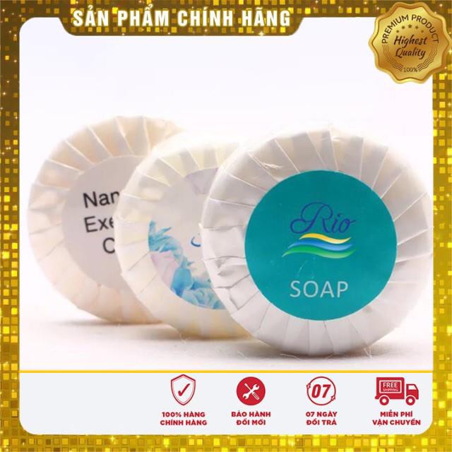 Xà bông cục tròn 10g Riotex cho khách sạn, nhà nghỉ