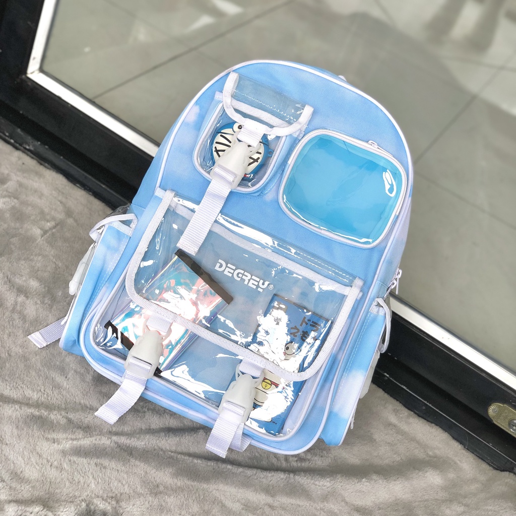 Balo Degrey họa tiết chữ và TieDye Backpack Local Brand - GIN STORE