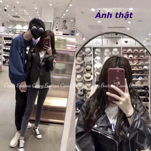 Áo khoác da 2 lớp style Hàn Quốc | Leather Jacket