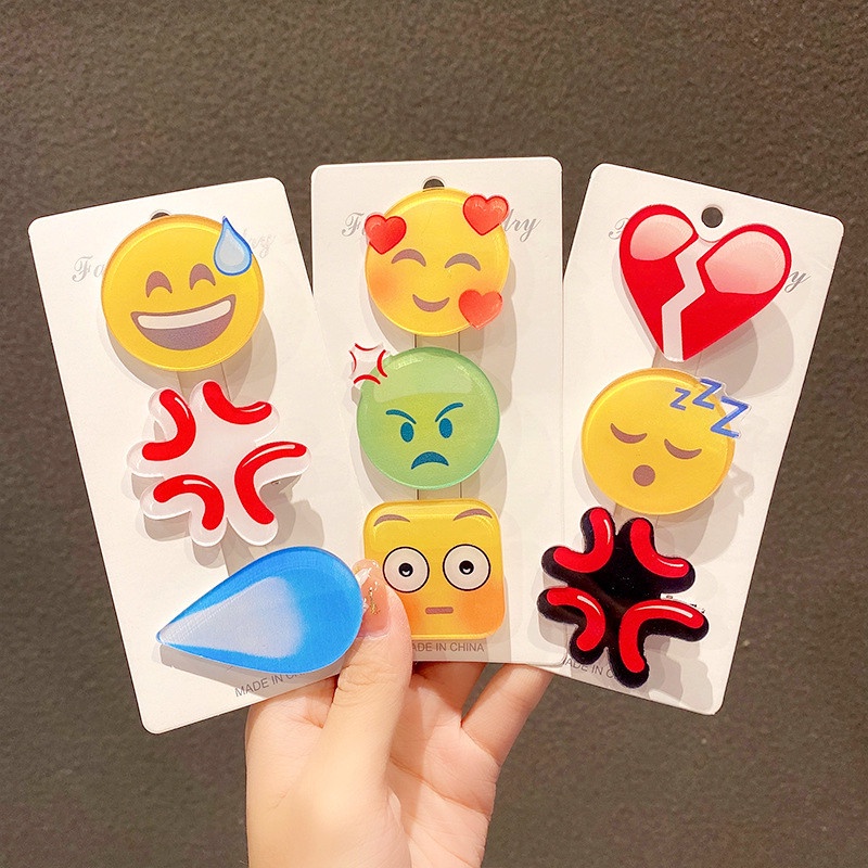 Kẹp Tóc Nhựa Hình Giọt Nước Thời Trang Cho Nữ