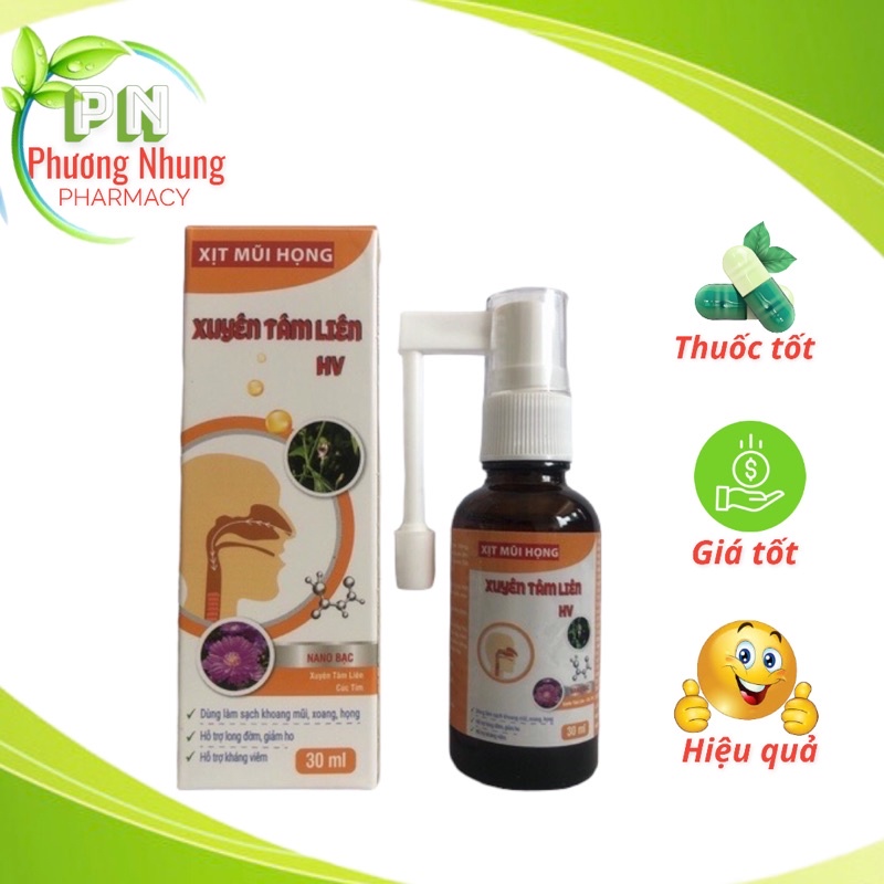 Xịt mũi họng tiêu đờm giảm ho