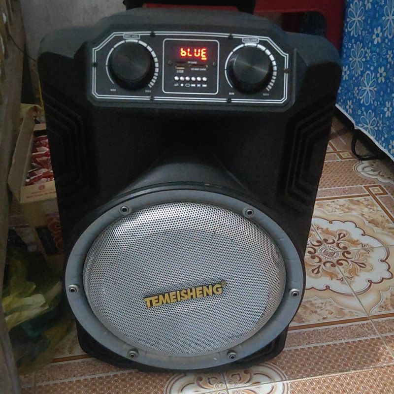Loa kéo Temeisheng 4 tấc + 2 mic