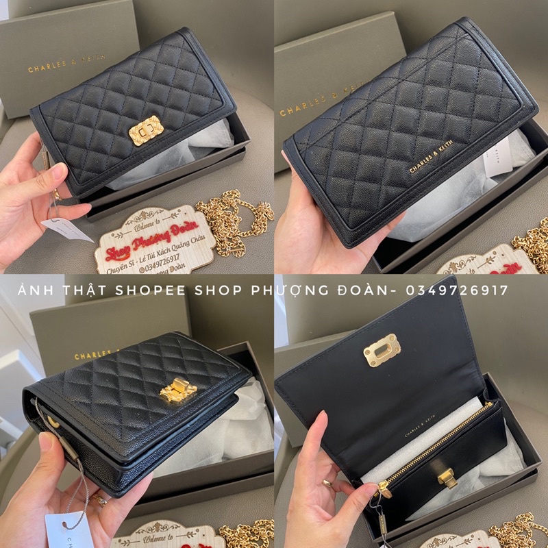 Túi C.K khoá xoay HÀNG LOẠI 1(mã 448) mini FULL BOX size 20cm
