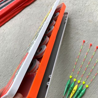 Hộp đựng phao câu đài , thẻo câu đài, hộp đựng phụ kiện câu đài cá chép 3 ngăn 45cm