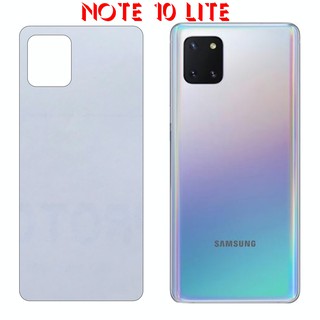 Miếng Dán Lưng Samsung Note 10 Lite Decal Trong Nhám Chống Vân Tay