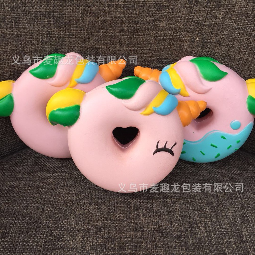 Squishy donut mặt cười+ bánh kem+kem thú+cafe hình bánh donus donut 1 mắt nhắm trái tim